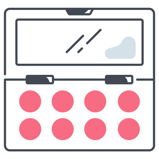 make-up-palette Generic color lineal-color icon