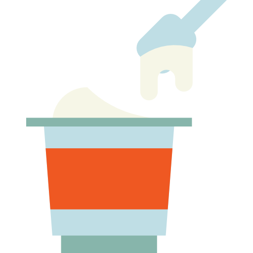 Yogurt PongsakornRed Flat icon