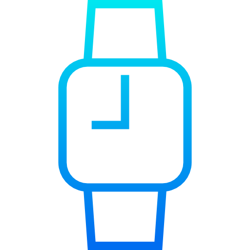 reloj inteligente srip Gradient icono