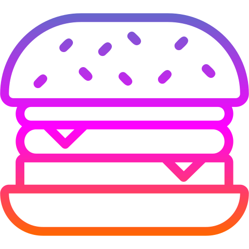 burgery Generic gradient outline ikona