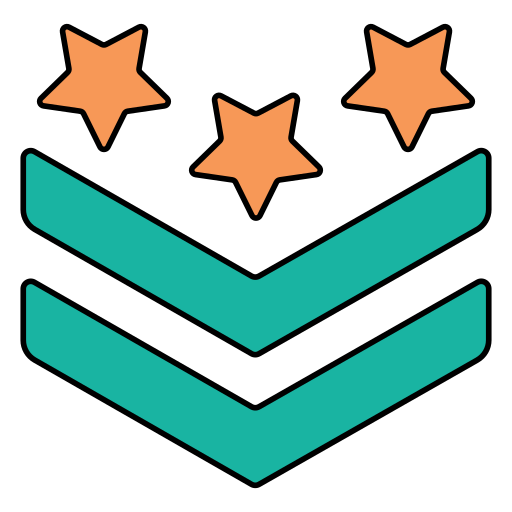 militärischer rang Generic color lineal-color icon