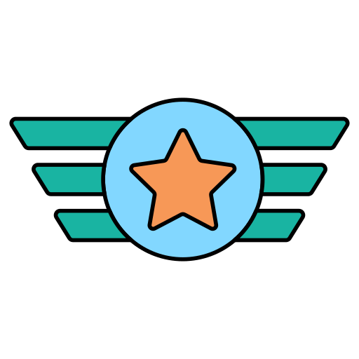 군대 계급 Generic color lineal-color icon