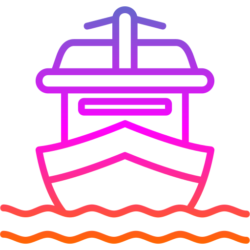yacht Generic gradient outline icona