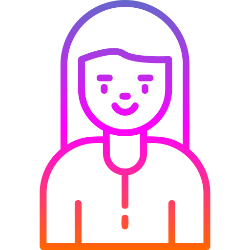 dziewczyna Generic gradient outline ikona