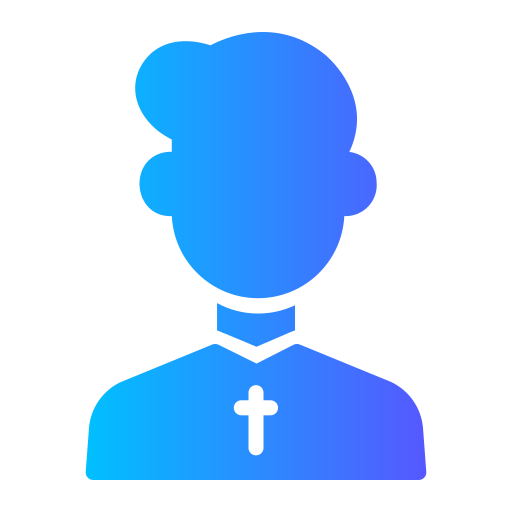 Priest Generic gradient fill icon