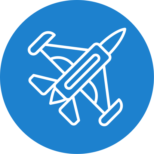 Jet Plane Generic color fill icon
