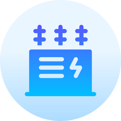 transformator Basic Gradient Circular icoon