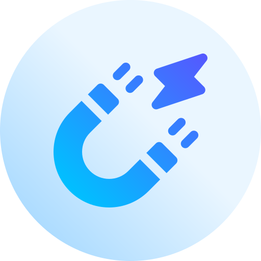 magneet Basic Gradient Circular icoon