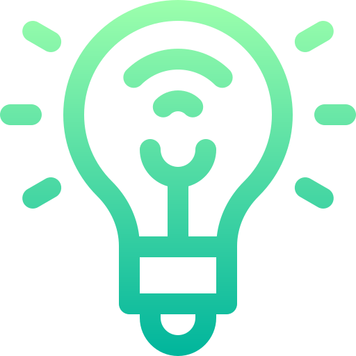 Smart energy Basic Gradient Lineal color icon