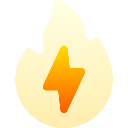 ogień Basic Gradient Gradient ikona