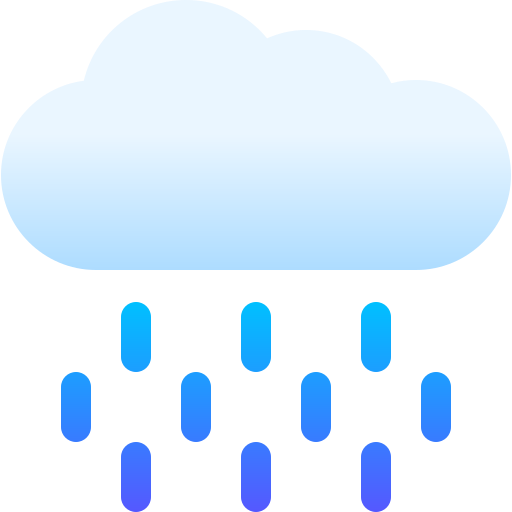Rain Basic Gradient Gradient icon