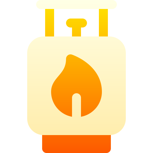 Gas cylinder Basic Gradient Gradient icon