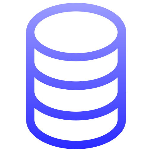 databank Generic gradient outline icoon