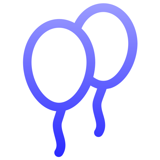 ballon Generic gradient outline icoon