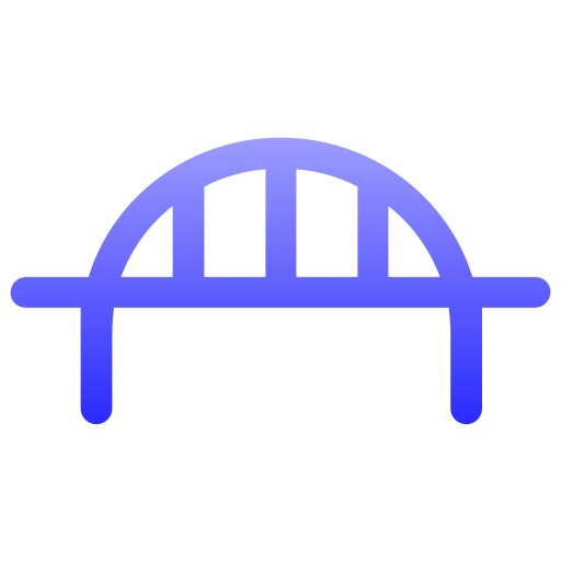 pont Generic gradient outline Icône