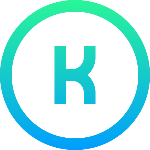 potassium Super Basic Straight Gradient Icône