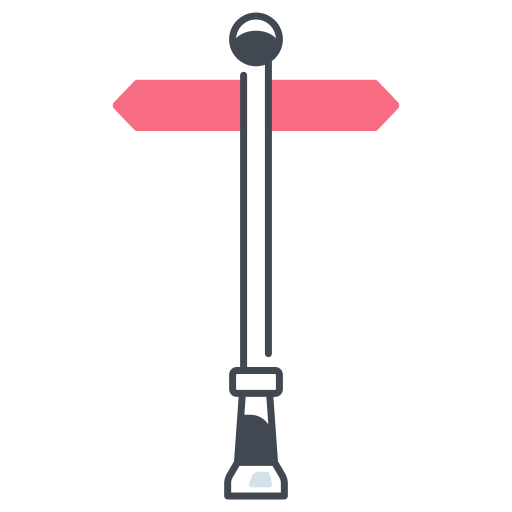 Post sign Generic color lineal-color icon