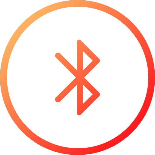 bluetooth Generic gradient outline Icône