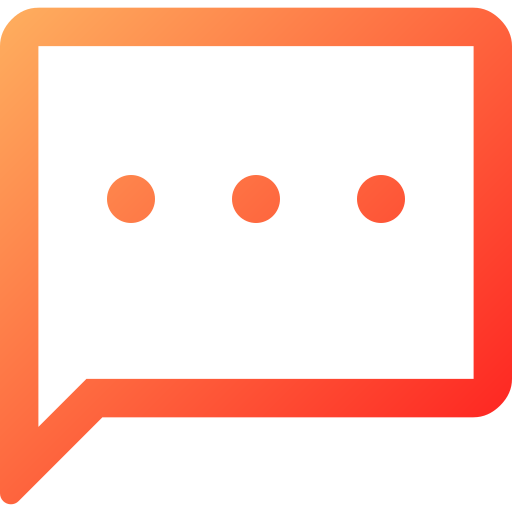 chat-blase Generic gradient outline icon