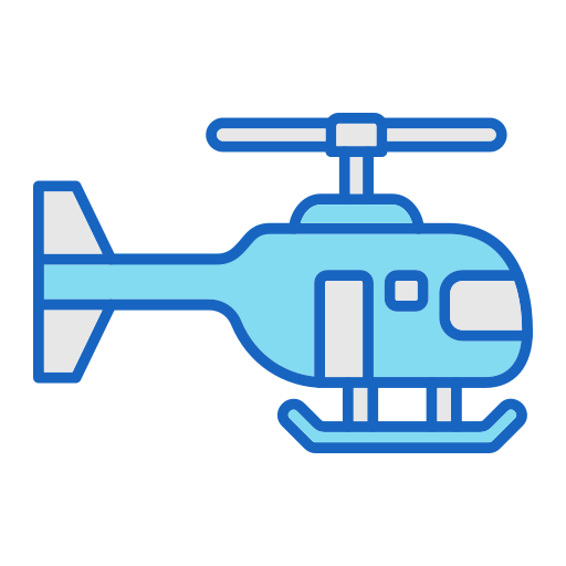 helikopter Generic color lineal-color icoon