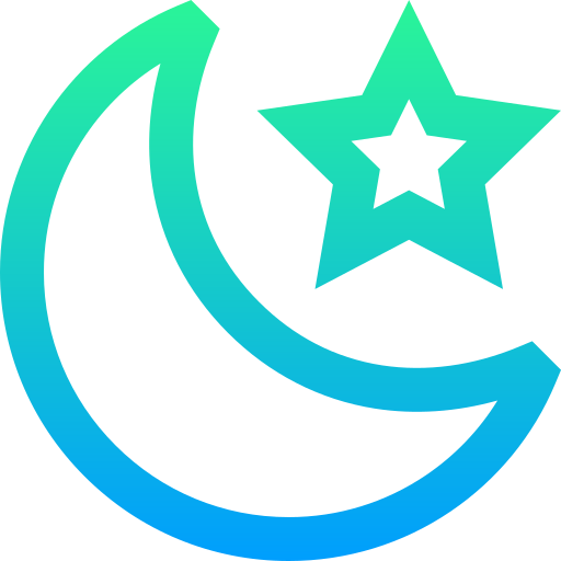 Muslim Super Basic Straight Gradient icon