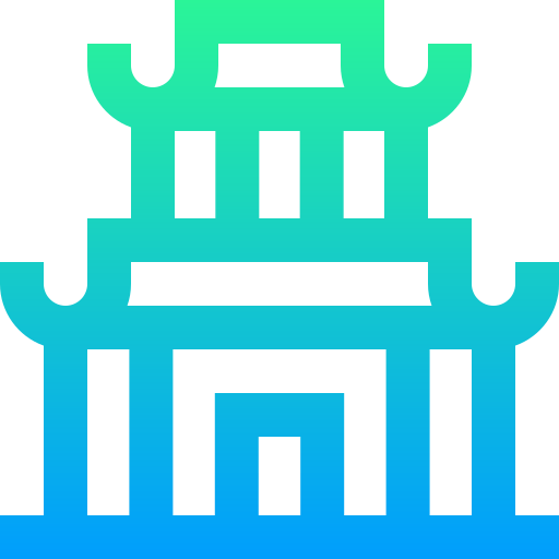 Temple Super Basic Straight Gradient icon