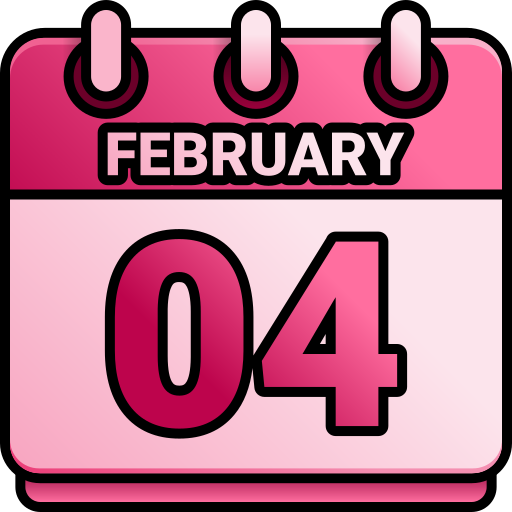 February 4 Generic gradient lineal-color icon