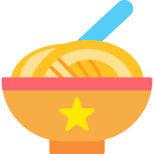 spaghetti Generic color fill icoon