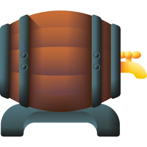 barril 3D Color Ícone
