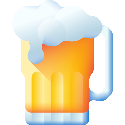 bier 3D Color icoon