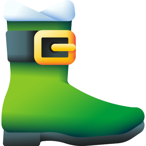 靴 3D Color icon