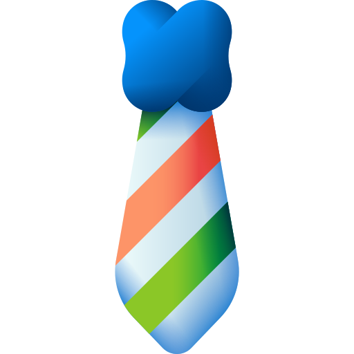 stropdas 3D Color icoon