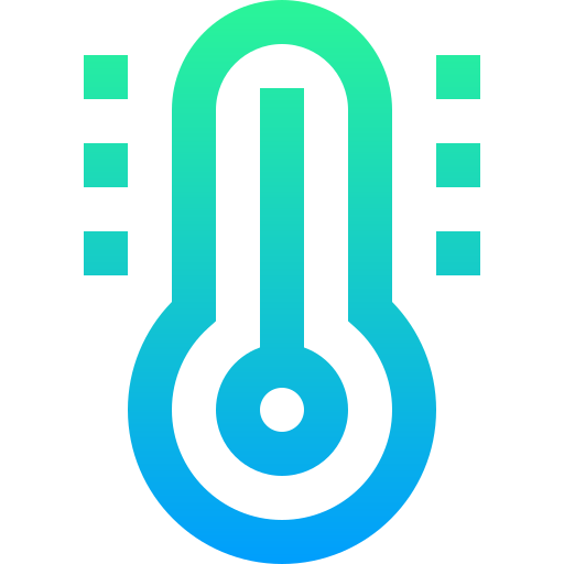 Temperature Super Basic Straight Gradient icon