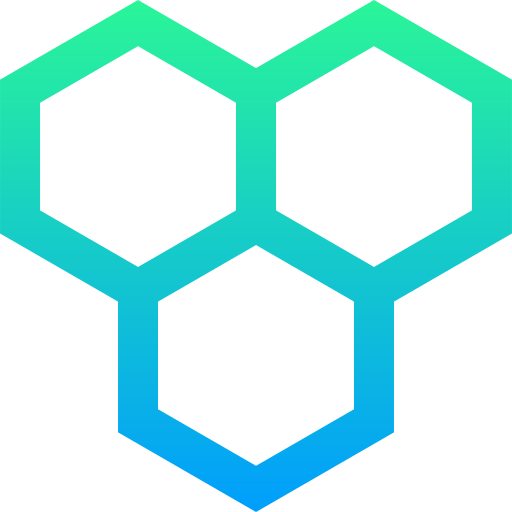 molekül Super Basic Straight Gradient icon