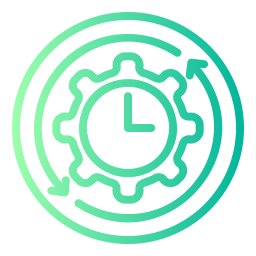 gestione del tempo Generic gradient outline icona