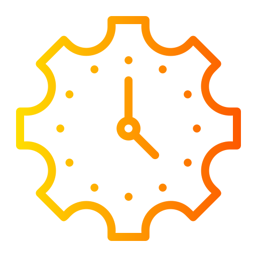 gestion du temps Generic gradient outline Icône