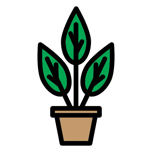 vaso de planta Generic color lineal-color Ícone