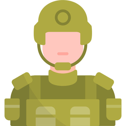 兵隊 Generic color fill icon