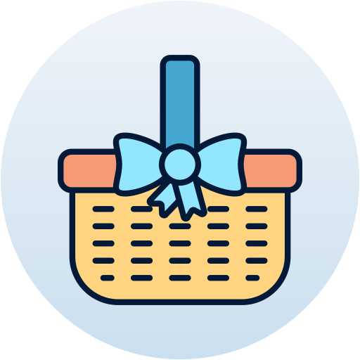 Gift basket Generic Outline Color icon