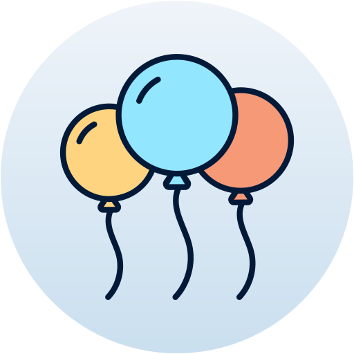 luftballons Generic Outline Color icon