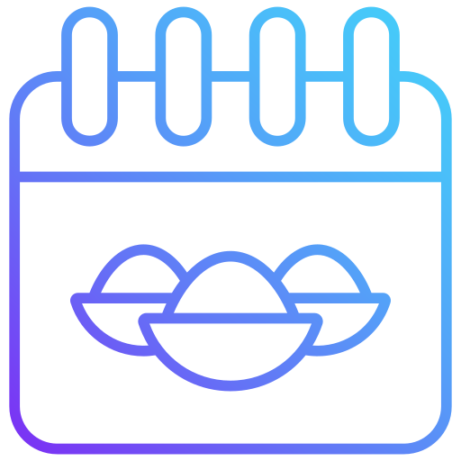 kalender Generic Gradient icoon