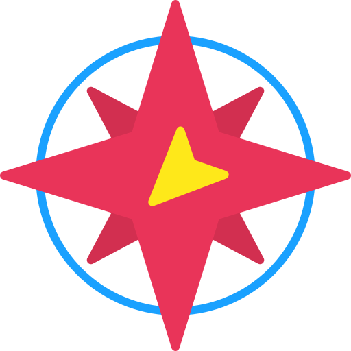 Wind rose Generic color fill icon