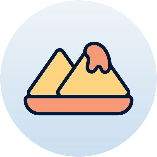 Samosa Generic Outline Color icon