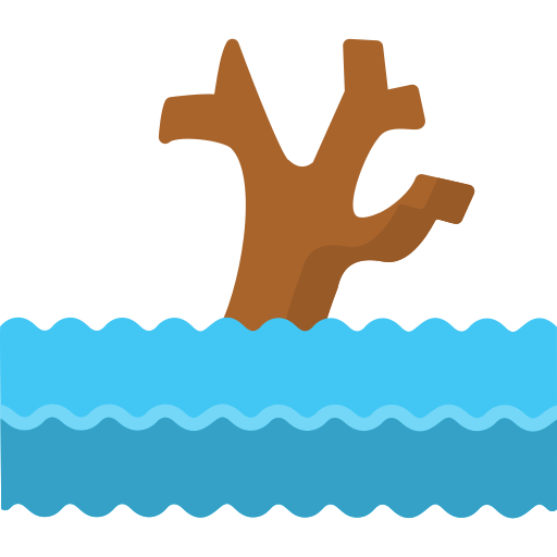 홍수 Generic color fill icon