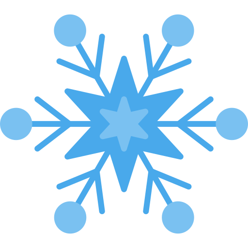copo de nieve Generic color fill icono