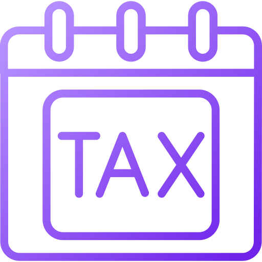 impuesto Generic gradient outline icono