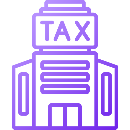 oficina de impuestos Generic gradient outline icono