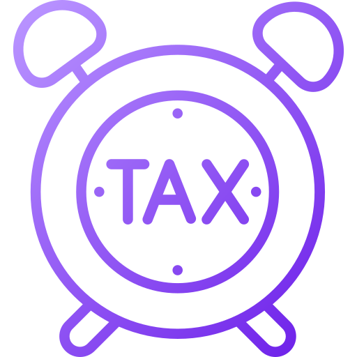 impôt Generic gradient outline Icône