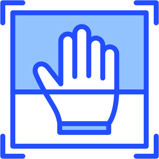 Palm scanner Generic color lineal-color icon