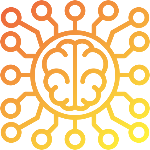 Artificial intelligence Generic gradient outline icon